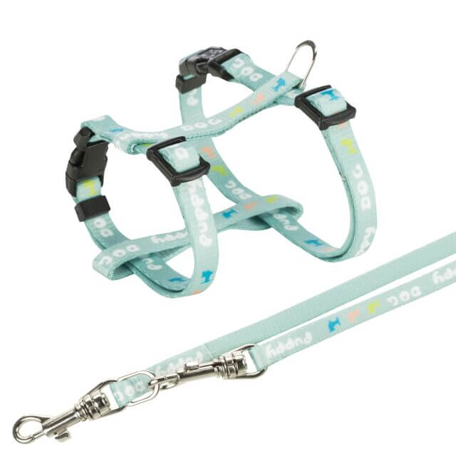 Trixie Set za Štence Am i Povodac 2.00m/8mm – Sivi