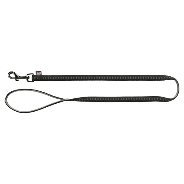 Trixie Elegance Povodac S 1.00m / 15mm – Crno/Grafit