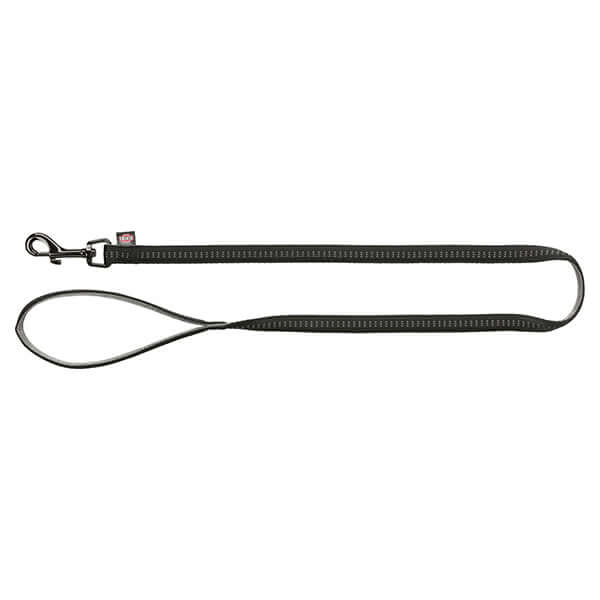 Trixie Elegance Povodac S 1.00m / 15mm – Crno/Grafit