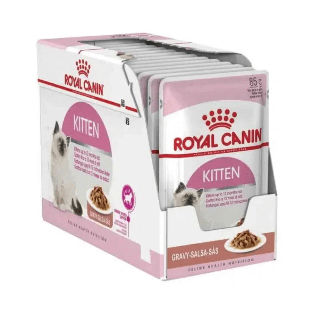 Royal Canin Kitten Instinctive 12x85g, vlažna hrana u sosu za mačiće od 4 do 12 meseci