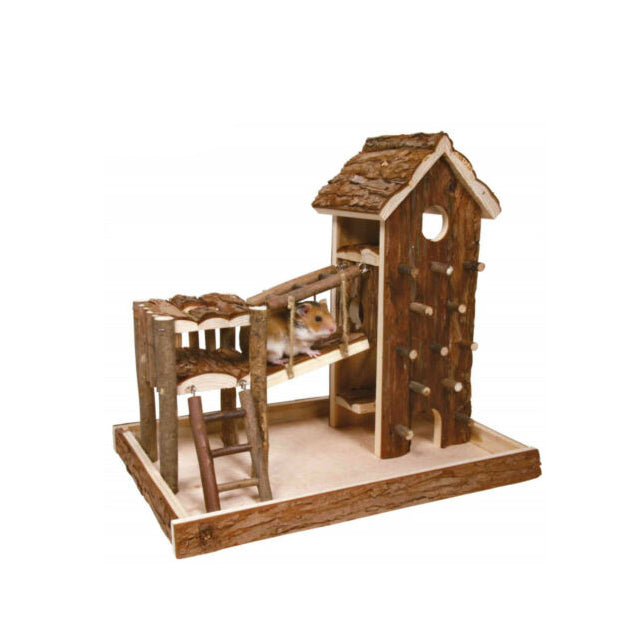 Trixie Birger kućica za glodare sa visećim mostom 36×33×26 cm