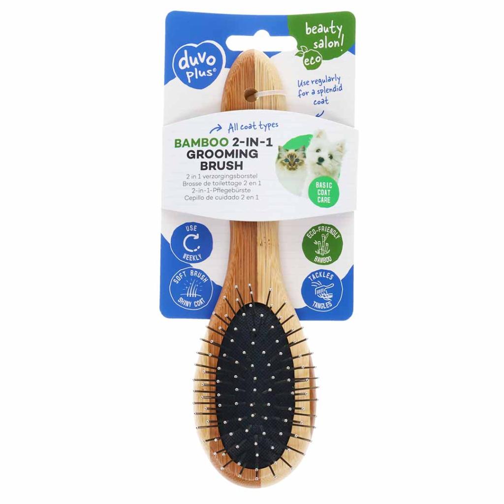 Duvo+ bambus 2u1 četka za pse i mačke 23x7cm