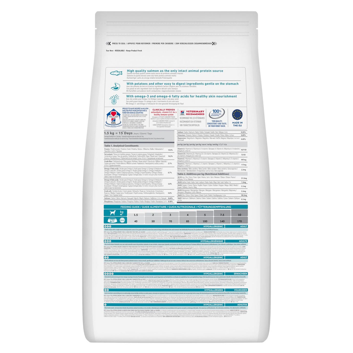 Hill's Science Plan Small & Mini Adult – granule sa lososom