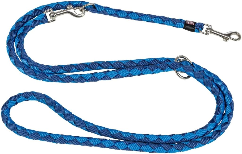 Trixie Povodac Cavo Radni S M 2/12mm Indigo, 3 Nivoa Podešavanja - petcorner