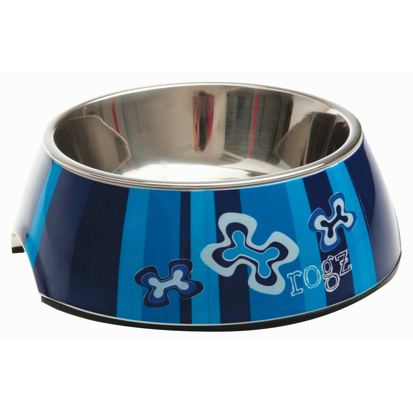 Rogz Činija za pse Bubble Bowlz S Indigo Bones - petcorner