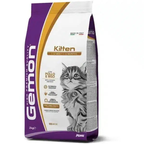 GEMON CAT KITTEN Hrana za mačiće 2Kg Piletina i riža - petcorner