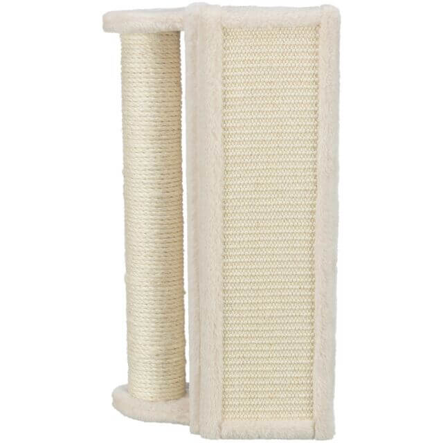 Trixie Grebalica Ugaona sa Postoljem 15x50x15cm Bež za Mačke - petcorner