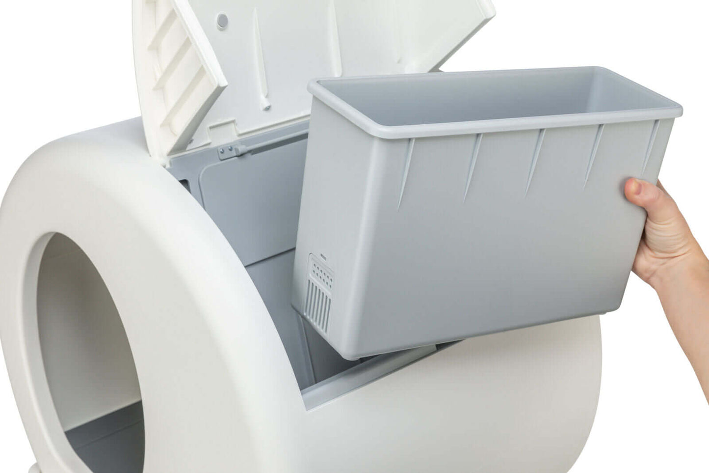 Trixie samočisteći toalet za mačke 53x55,5x52cm beli