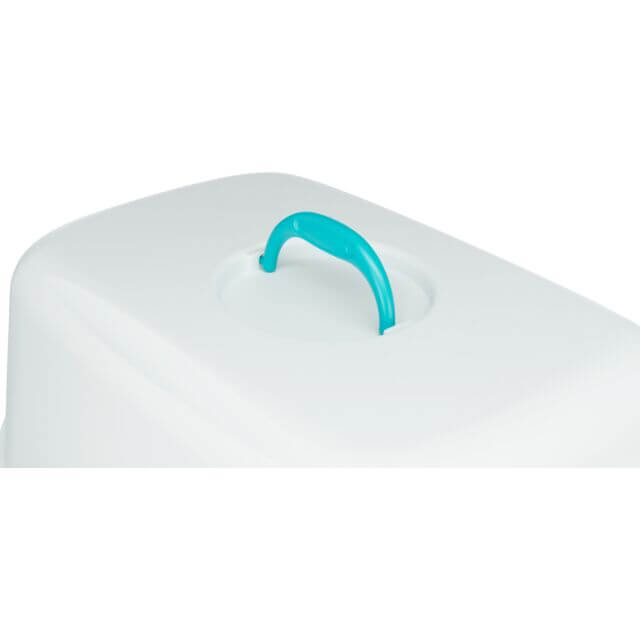 Trixie toalet za mačke sa vratima tirkiz-lila