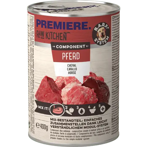 PREMIERE Dog Best Meat Raw Kitchen Component Konjetina 400g - petcorner