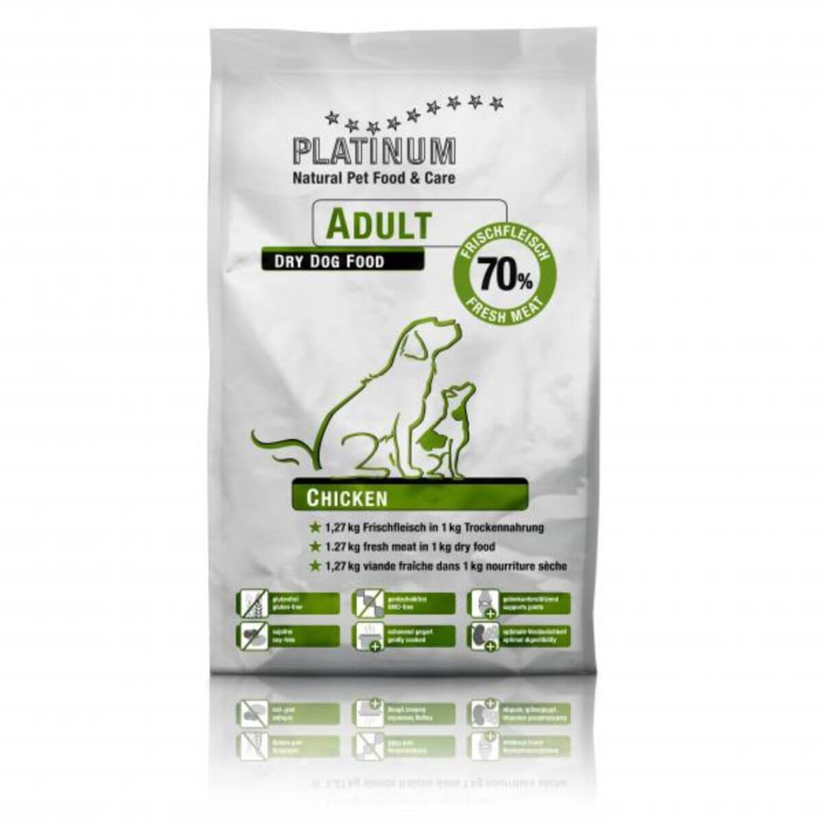 Platinum Dog Adult All Chicken 1.5kg – suva hrana za pse