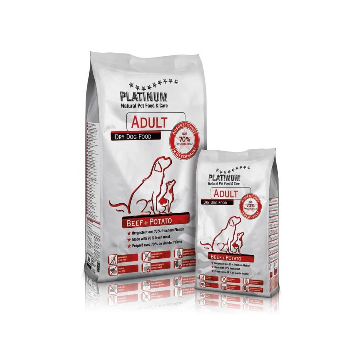 Platinum Dog Adult All Beef & Potato – suva hrana za pse