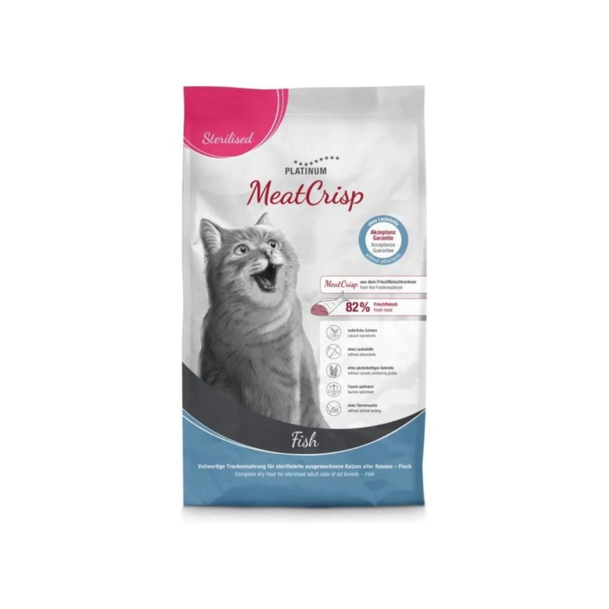 platinum meatcrisp sterilised fish hrana za mačke – 1.5kg pakovanje