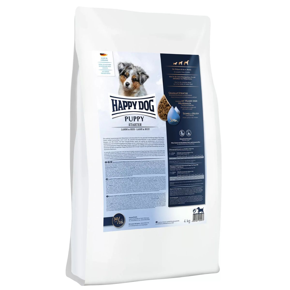 Happy Dog Starter Baby 4kg Prelazna hrana za štence