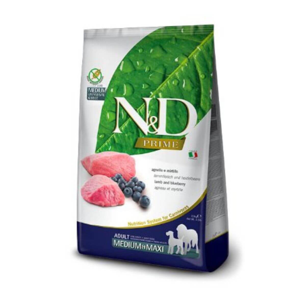 N&D Prime Lamb Blueberry 12kg hrana za pse Medium/Maxi