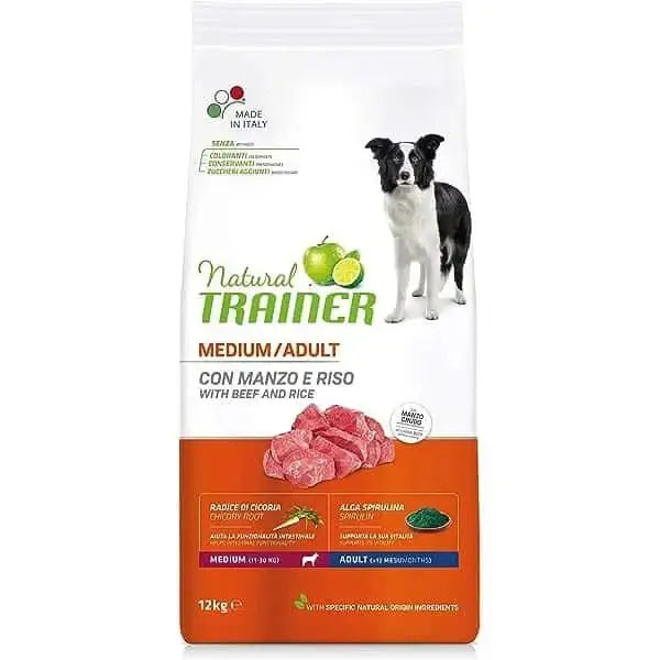 Trainer Natural Medium Adult 3kg – hrana sa govedinom i pirinčem