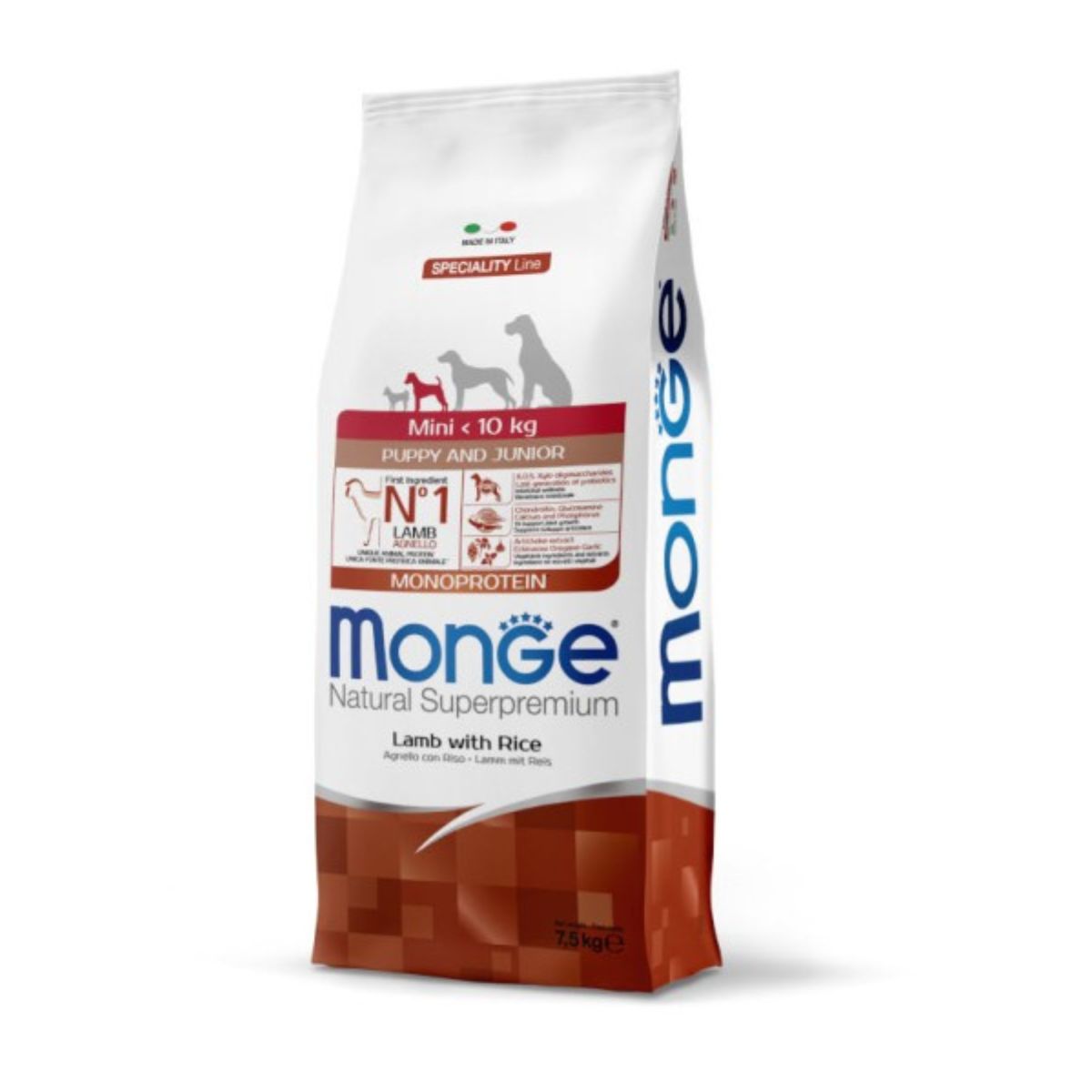 Monge Mini Puppy Lamb and Rice 7.5KG - Hrana za Štenad sa Jagnjetinom