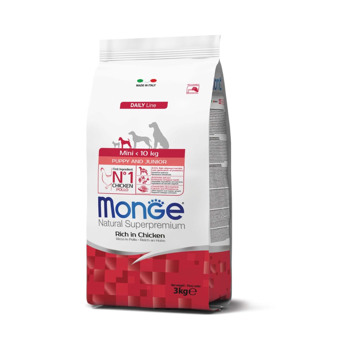 Monge Mini Puppy & Junior 3kg - Hrana za štence malih rasa