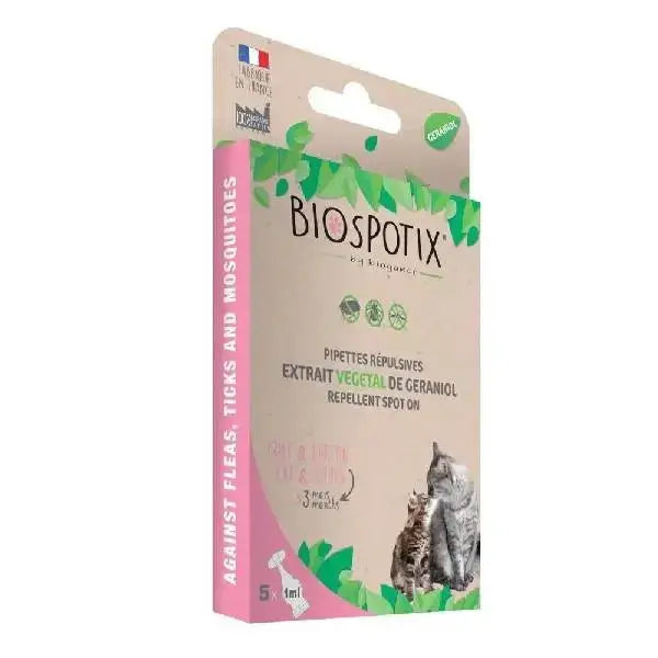Biogance Biospotix Spot On – Prirodna zaštita za mačke (5x1ml) - petcorner