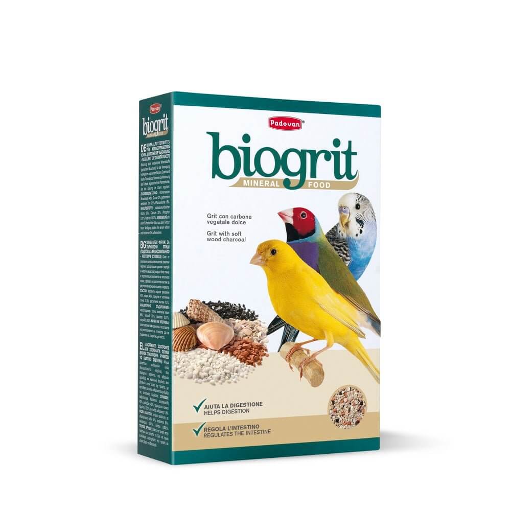 Biogrit 700g za ptice - Mešavina minerala sa biljnim ugljenikom | Padovan - petcorner