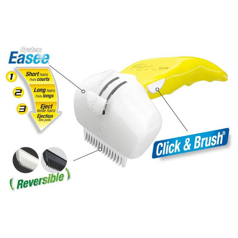 Brosse Foolee Easee Cat S – Četka za mačke sa kompozitnim češljem - petcorner