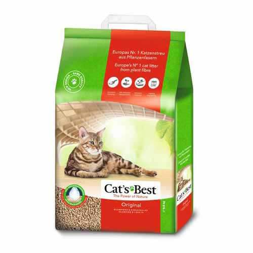 Cat's Best Original 20l (8.6kg) Biljni posip za mačke - petcorner