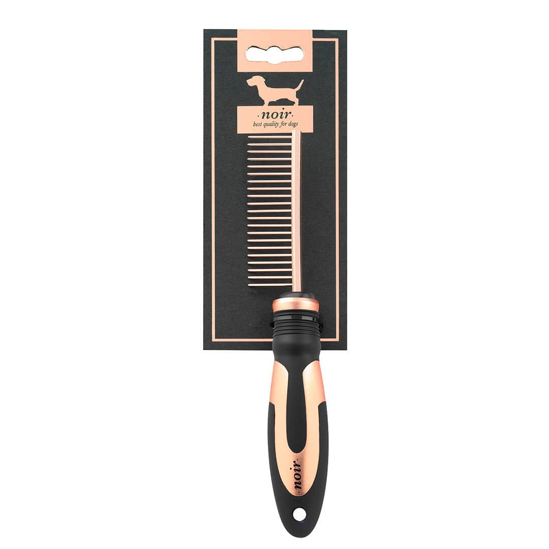 Noir Luksuzni dvostrani češalj za dlaku i poddlaku - petcorner