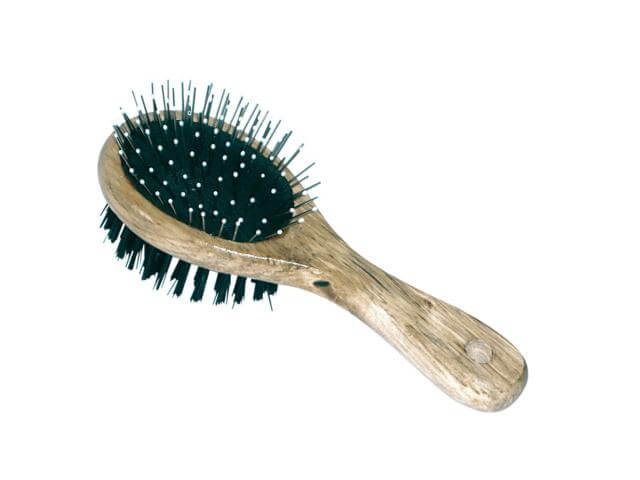 Croci okrugla dupla četka 170x67 mm za negu pasa i mačaka - petcorner