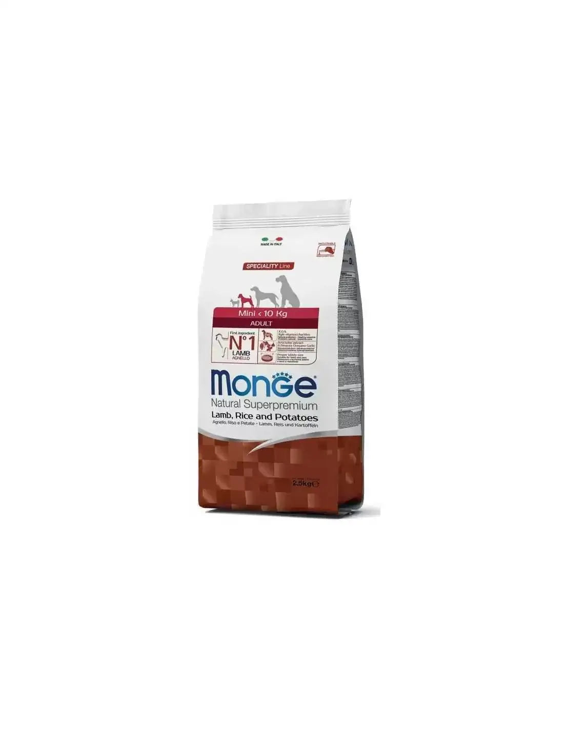 Monge Mini Adult Lamb hrana za pse sa jagnjetinom 2.5kg - petcorner