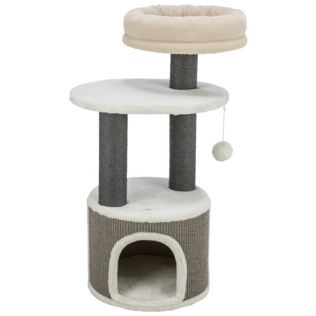 Grebalica Marco 85cm belo - bež, sa pećinom i platformom - Trixie - petcorner