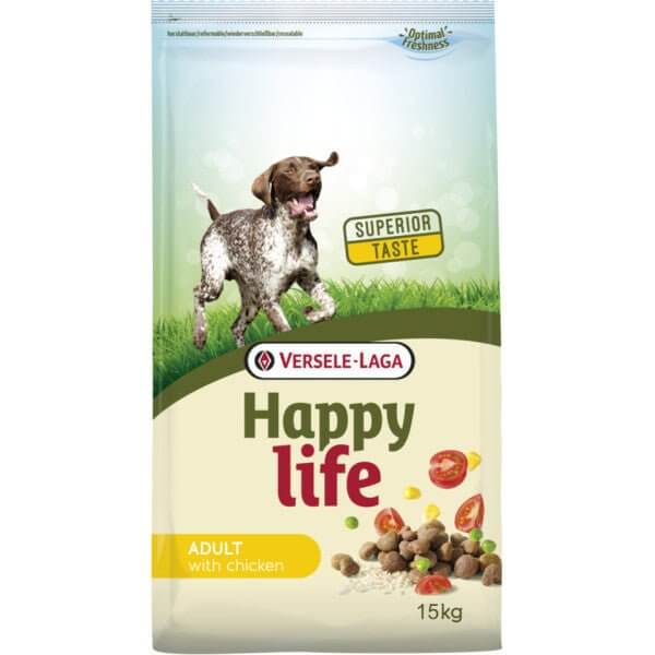 Happy Life Adult Chicken 15kg - Hrana za Odrasle Pse sa Piletinom - petcorner