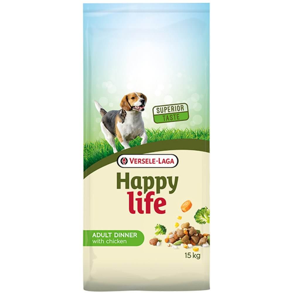 Happy Life Adult Chicken Diner 15kg - Hrana za Pse sa Piletinom - petcorner