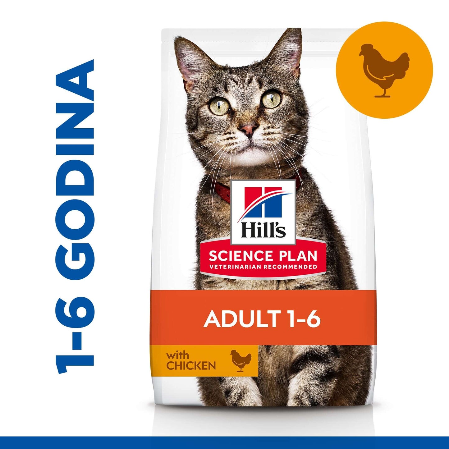 Hill's Cat Adult Chicken 1.5kg – hrana za mačke