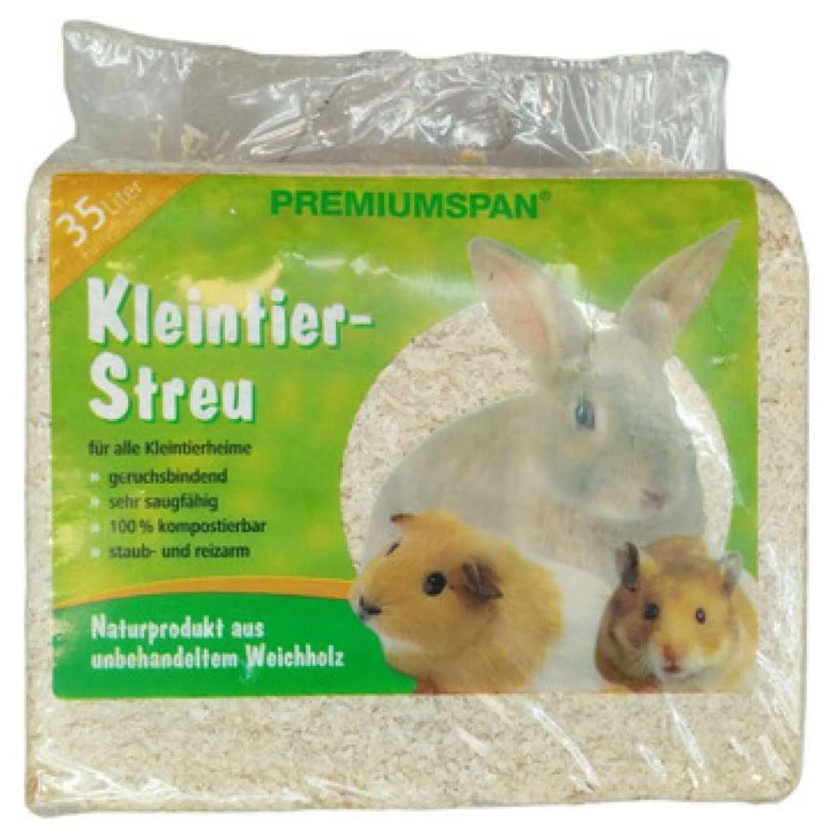 HVT PremiumSpan piljevina 35l – prirodna podloga za ljubimce