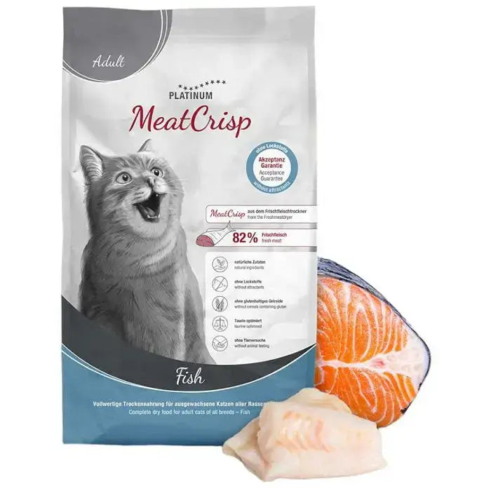 Platinum Cat MeatCrisp Fish – suva hrana za mačke