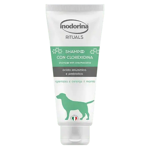 Inodorina šampon sa klorheksidinom za pse, 250 ml - petcorner