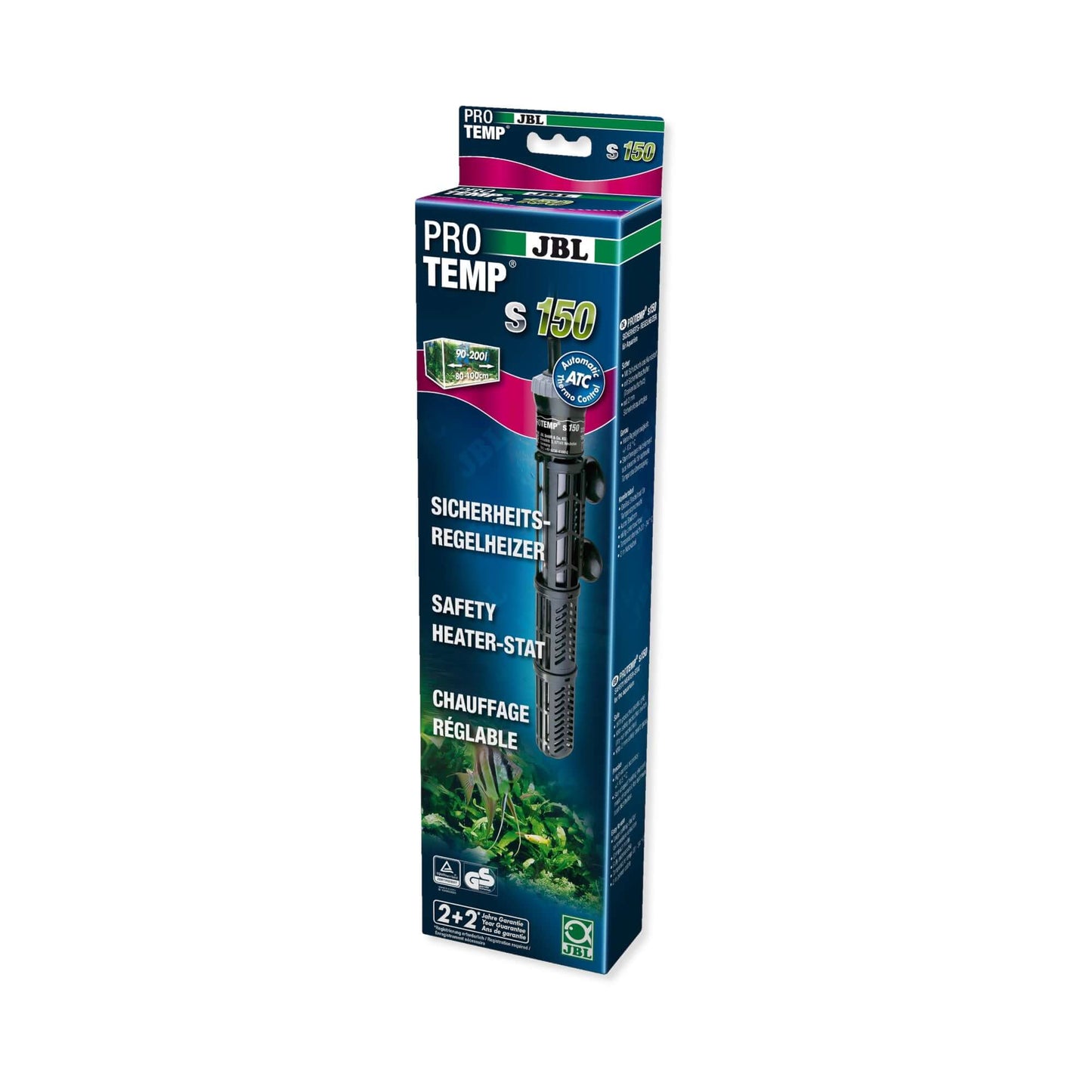 JBL Protemp S 150W Akvarijumski Grejač za Akvarijume 90 - 200L - petcorner