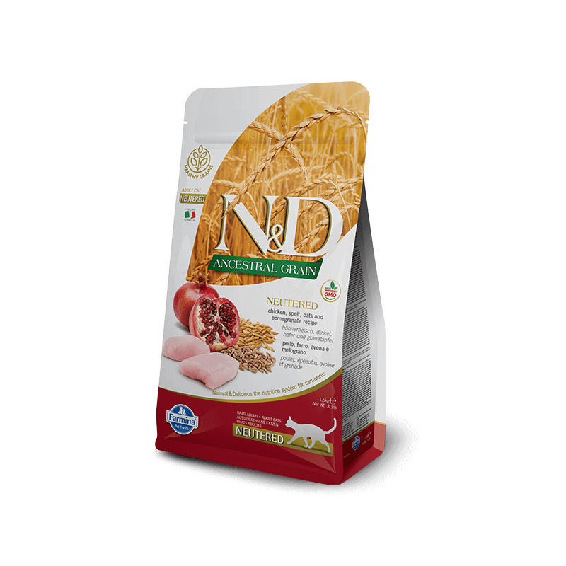 N&D AG Cat Neutered Chicken&Pomegranate - petcorner