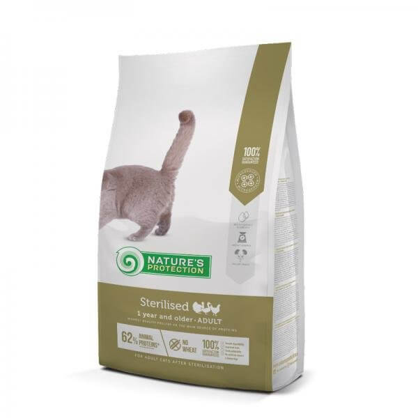 Nature's Protection Sterilised Cat hrana za mačke 7kg - petcorner