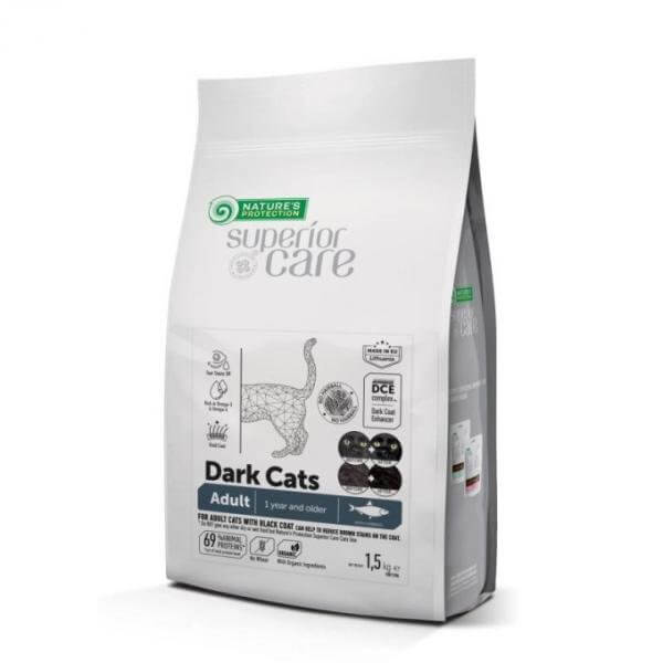 Nature’s Protection Dark Cat hrana za mačke 1.5 kg bez žitarica - petcorner