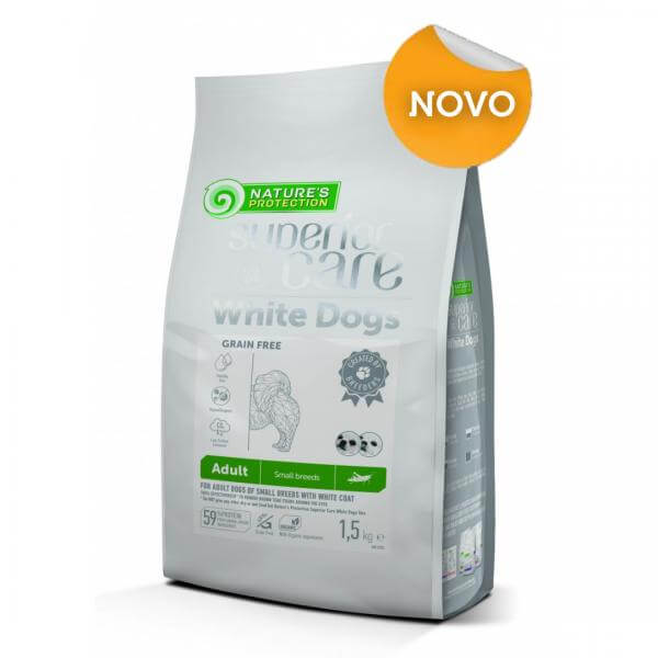 Nature's Protection White Dog Grain Free Sa Insektima za Male Rase - petcorner