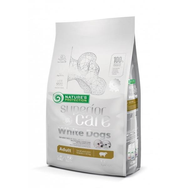 Nature's Protection White Dog Lamb Adult Small And Mini 4kg - petcorner