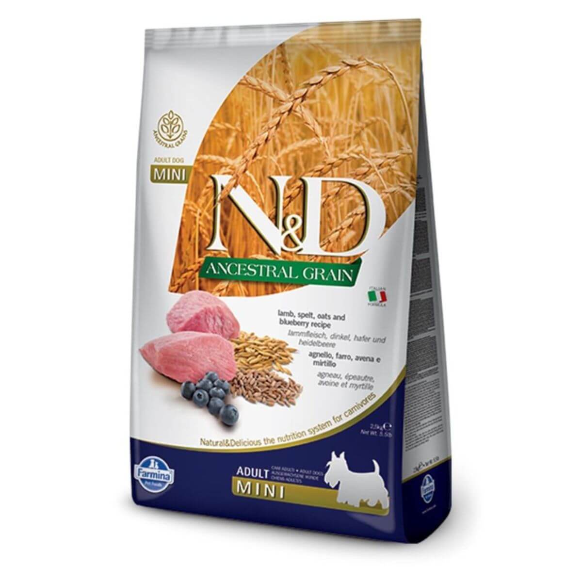 N&D Lamb Blueberry Adult suva hrana za pse Mini