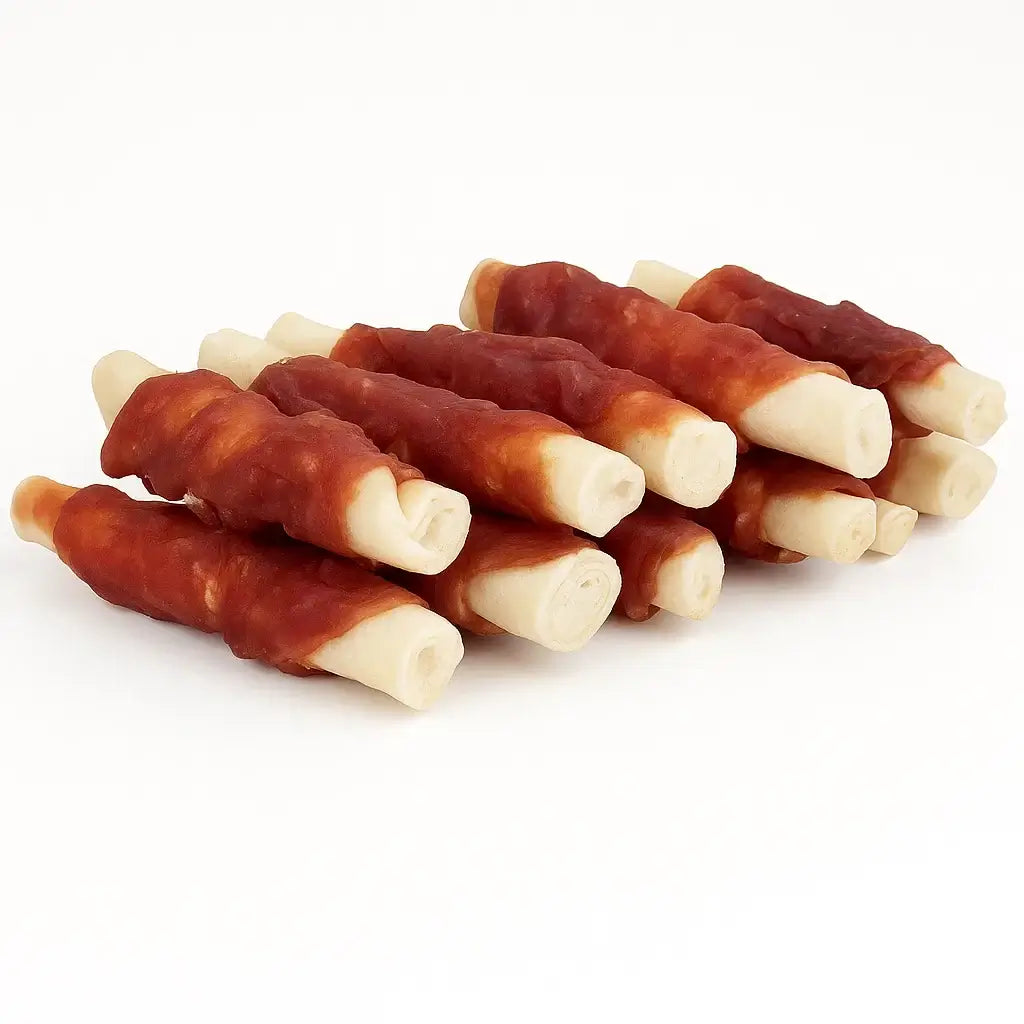 stapici sa pacetinom za pse, ukusni zalogaji, poslastica za pse