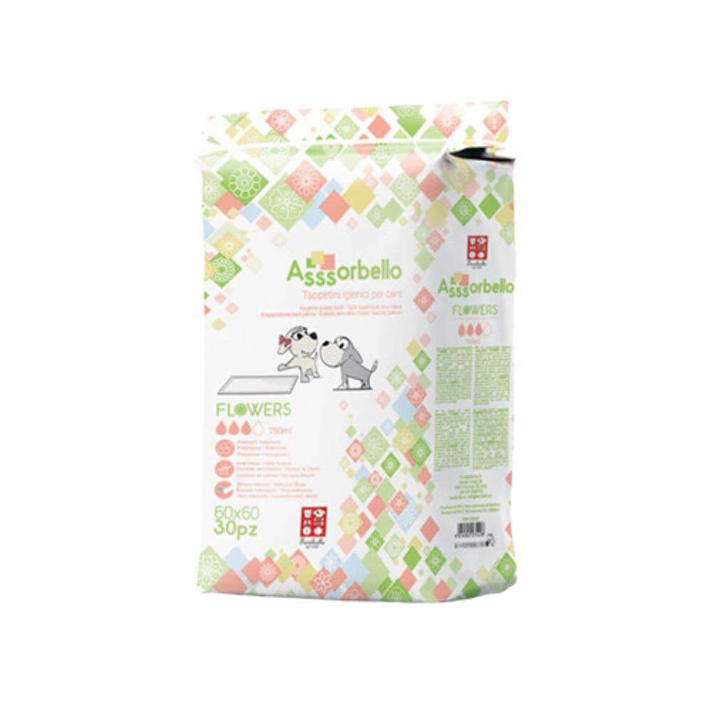 Ferribiella higijenske prostirke sa mirisom divljeg cveća 60x60 cm – pakovanje 30 komada, superupijajuće i vodootporne