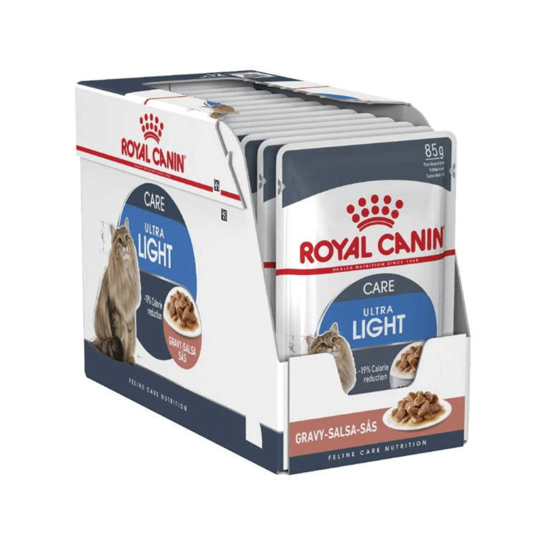 Royal Canin Ultra Light 12x85g - Vlažna hrana za mačke sklone gojenju