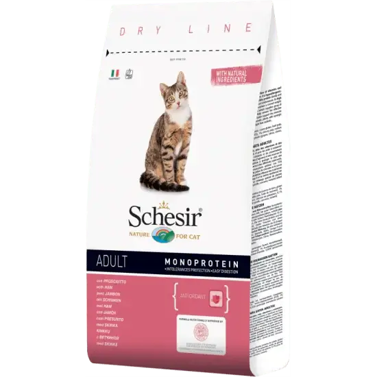 Schesir dry cat hrana za mačke - šunka - petcorner