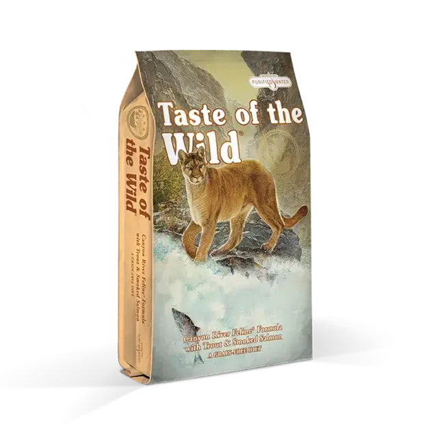 Taste of The Wild Canyon River Feline Hrana za mačke bez zitarica Pastrmka i dimljeni losos 6.6kg - petcorner