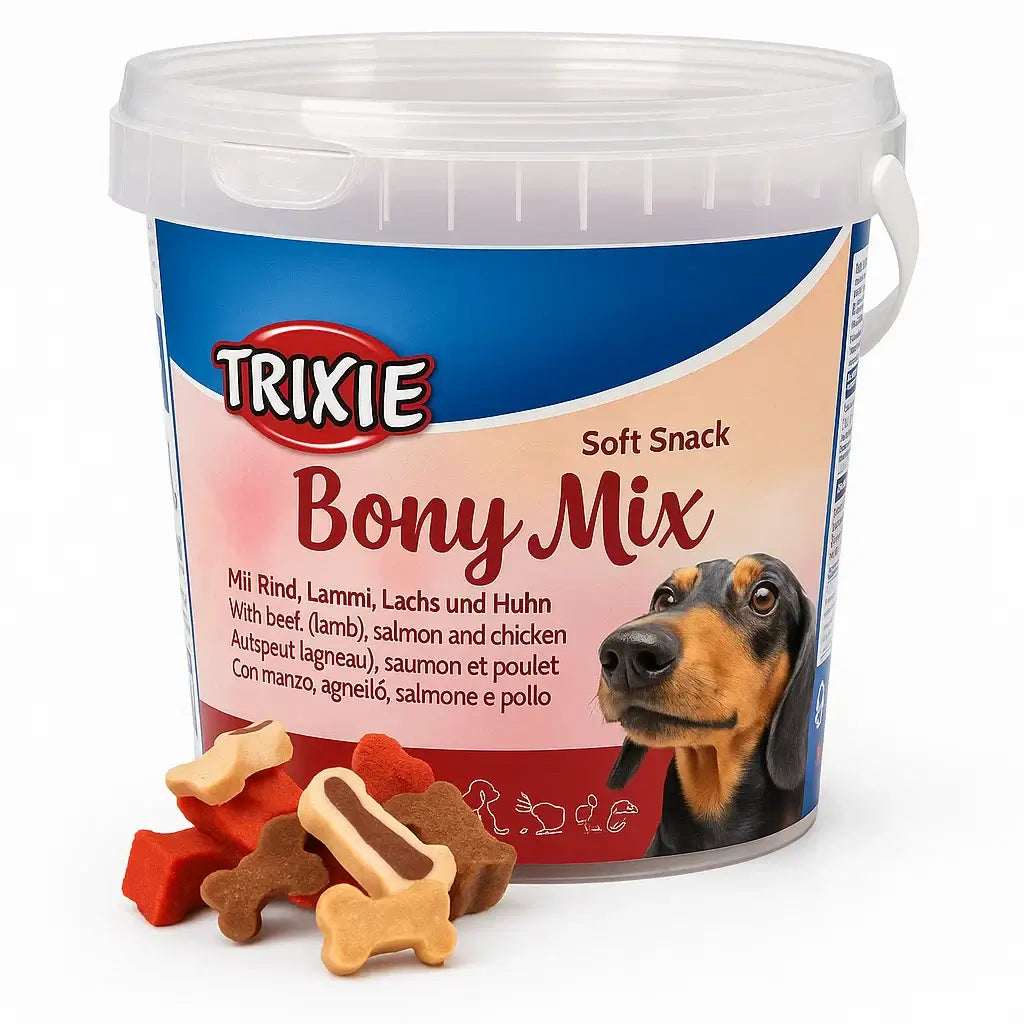 trixie poslastice za pse u kantici od 500gr govedina i losos