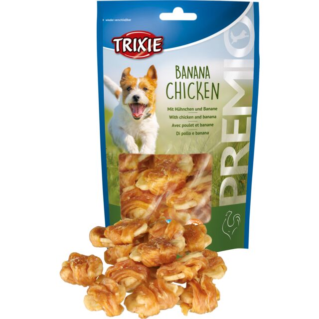 Trixie Premio pileći komadi sa bananom 100g poslastica za pse